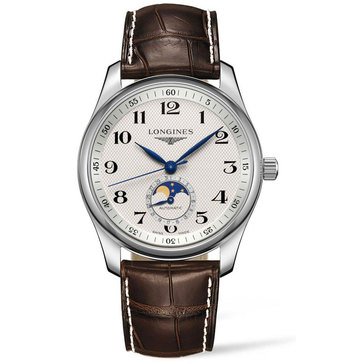 Longine's Men's Master Collection Moon Phase Automatic Watch