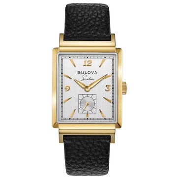 Bulova Men's Frank Sinatra My Way Leather Strap Watch
