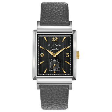 Bulova Men's Frank Sinatra My Way Leather Strap Watch