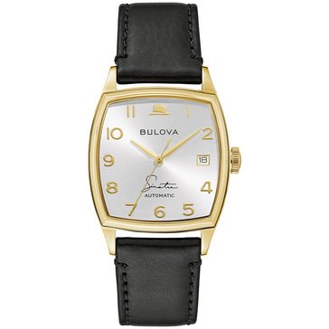 Bulova Men's Frank Sinatra Young At Heart Automatic Leather Strap Watch