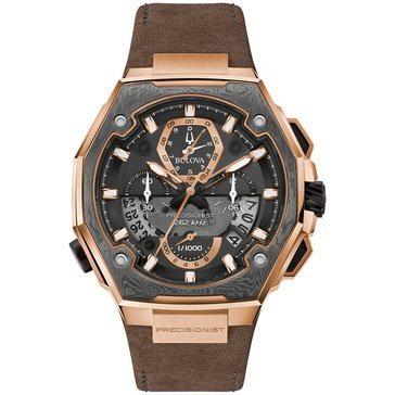 Bulova Men's Precisionist X Special Edition Leather Strap Watch