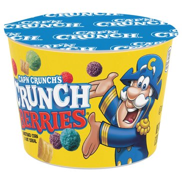 Cap'n Crunch Crunchberry Cereal Cup