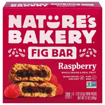 Nature's Bakery Raspberry Fig Bars, 6-Count