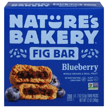 Nature's Bakery Blueberry Fig Bars, 6-Count