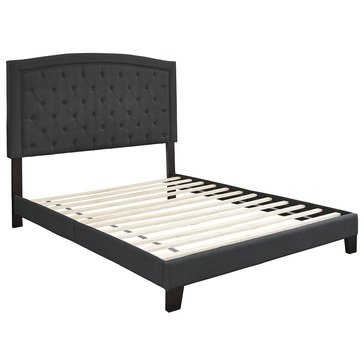 Signature Design by Ashley Adelloni Upholstery Headboard Footboard and Roll Slats