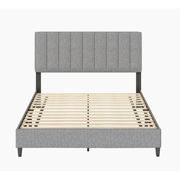 Boyd Sleep Florette 13-Slat Linen Platform Bed