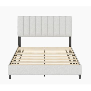 Boyd Sleep Florette 13-Slat Linen Platform Bed