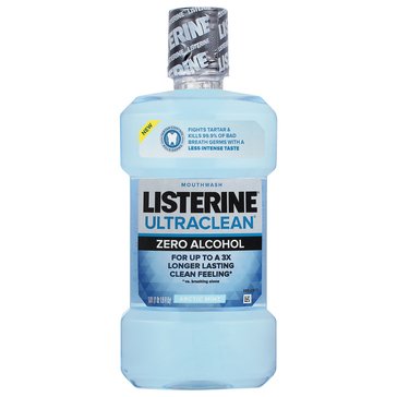 LISTERINE Ultraclean Zero Alcohol Arctic Mint 1 Liter