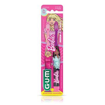GUM Barbie Manual Toothbrush, 2-count