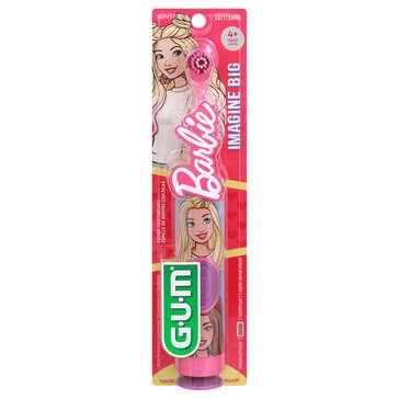 GUM Kids' 4+ Barbie Power Toothbrush