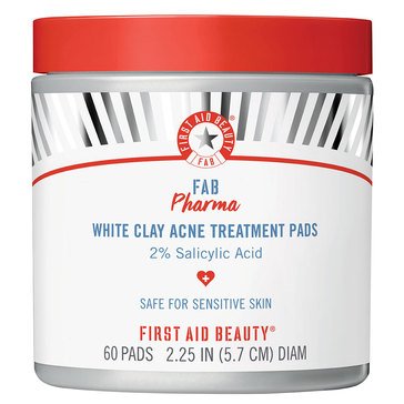 First Aid Beauty Pharma White Clay Acne Treatment Pads