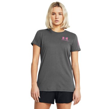 Under Armour Womens New Freedom Flag T