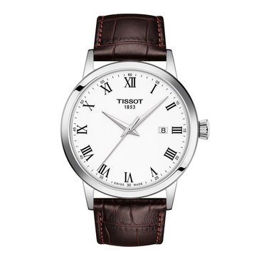 Tissot Men's Classic Dream Leather Strap Watch