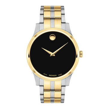 Movado Men's Military Exclusive Portfolio Two Tone Bracelet Watch