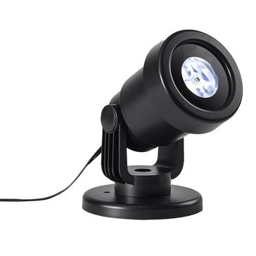 Christmas Rotating Projection with White LED Lights