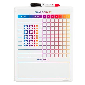 U Brands Dry Erase Chore Chart