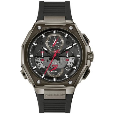 Bulova Men's Precisionist Rubber Strap Watch