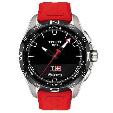 Tissot Men's T-Touch Connect Solar Silicone Strap Watch