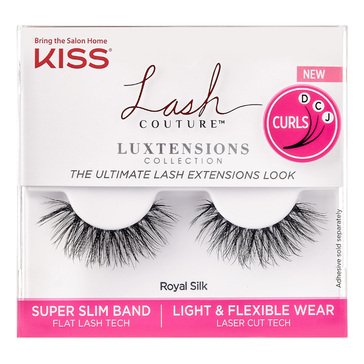 Kiss Lash Couture Luxtension Royal Silk 1ct
