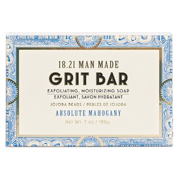 18.21 Man Made Grit Bar Soap 7oz