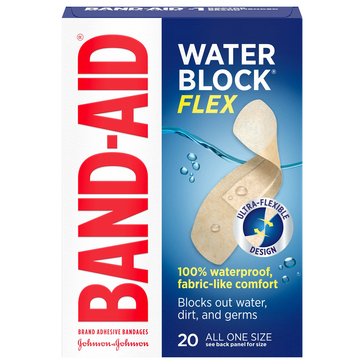 BAND-AID Waterblock Flex All One Sz, 20-count