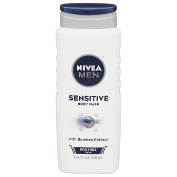 Nivea For Men Sensitive Body Wash 16.9 oz
