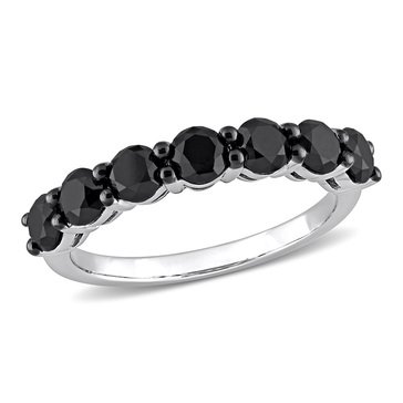 Sofia B. 1 3/4 cttw Black Diamond Semi-Eternity Band