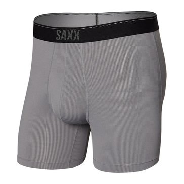 Saxx Mens Quest Slim Fit Boxer Brief with Fly