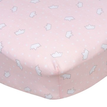 Gerber Baby Girl Fited Crib Sheet Princess_D