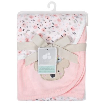 Just Born Baby Girl Thermal 2-Pack Koala Blanket