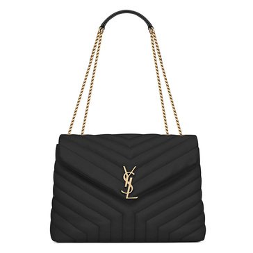 Saint Laurent Lou Lou Medium In Matelasse Y Leather