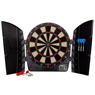 Franklin Sports Electronic Soft Tip Dartboard Cabinet