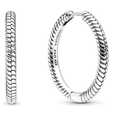 Pandora Moments Charm Hoop Earrings