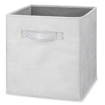 Whitmor Herringbone Fabric Storage Cube 