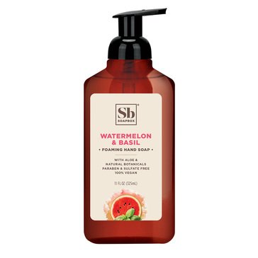 Soapbox Soaps Watermelon And Basil Foaming Hand Soap