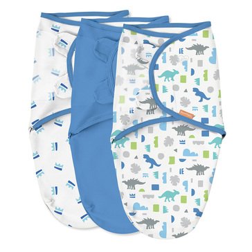 Summer Infant Dino Time Original 3-Pack SwaddleMe
