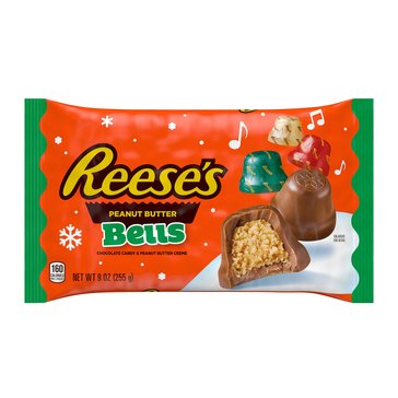 Reese's Holiday Peanut Butter & Chocolate Bells, 9oz