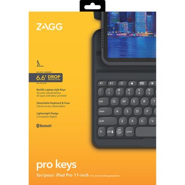 Zagg iPad 11 2021 Pro Keys Keyboard and Detachable Case