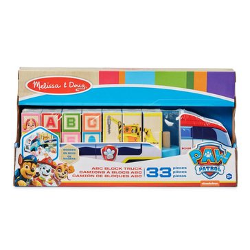 Paw Patrol Wooden ABC Block Truck