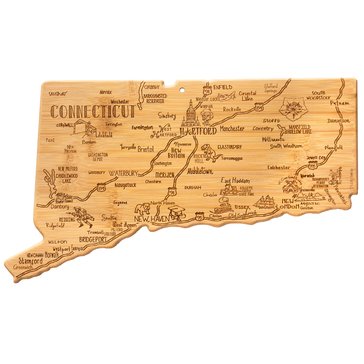 Totally Bamboo Destination Connecticut Cutting Board 