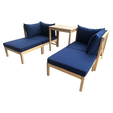 Harbor Home Ares 5-Piece Lounge Chat Set