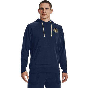 Under Armour Mens Project Rock Heavy Weight Terry Pullover Hoodie