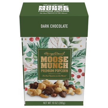 Harry & David Holiday Moose Munch Dark Chocolate Popcorn, 10oz