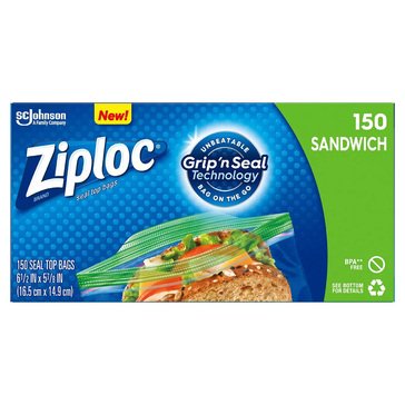 Ziploc Reclosable Sandwich Bags