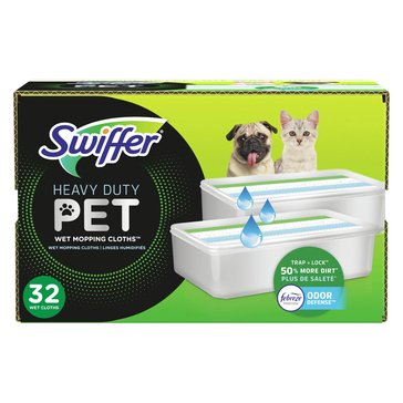 Swiffer Wet Heavy Duty Cloths Pet Fresh