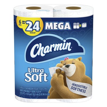 Charmin Ultra Soft Mega Roll Toilet Paper