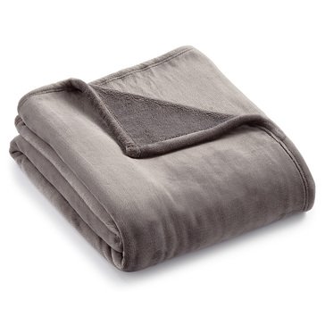 Harbor Home Plush Solid Throw_D