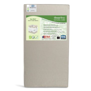 Simmons BeautySleep Natural Care Sea Mist Crib and Toddler Mattress