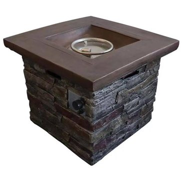 Harbor Home Cast Stone 30in Outdoor Gas Fire Pit