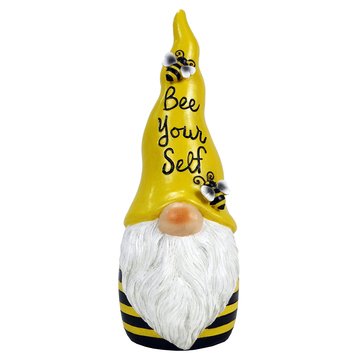 Alpine Yellow Hat Bee Yourself Gnome Statue